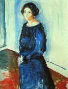 Edvard Munch Woman in Blue china oil painting reproduction